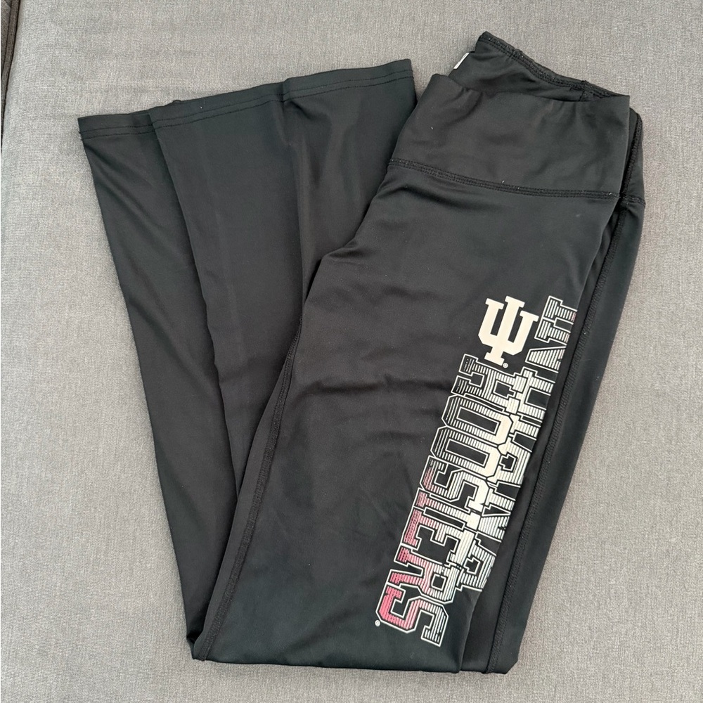 Black IU Hoosiers Leggings